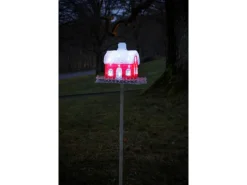 Konstsmide LED-Acryl Vogelhaus 32 kaltweiße LED für Außen