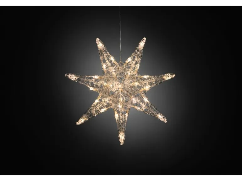 Konstsmide LED-Acryl-Stern 32 Dioden 24 V für Innen Warmweiß