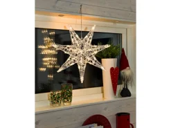Konstsmide LED-Acryl-Stern 32 Dioden 24 V für Innen Warmweiß