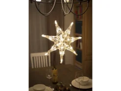 Konstsmide LED-Acryl-Stern 32 Dioden 24 V für Innen Warmweiß
