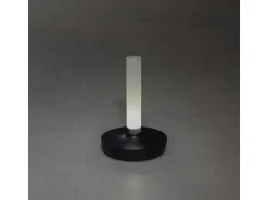 Konstsmide LED-Akku-Vase Biarritz Schwarz ø 13,5 cm x 20,5 cm