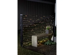 Konstsmide LED-Batterie-Lichternetz 80 LED Warmweiß