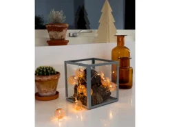 Konstsmide LED-Batterie-Lichterkette Kupferfarbene Metallkugeln 10 Dioden