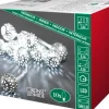 Konstsmide LED-Batterie-Lichterkette 10 Metall-Bälle Kaltweiß