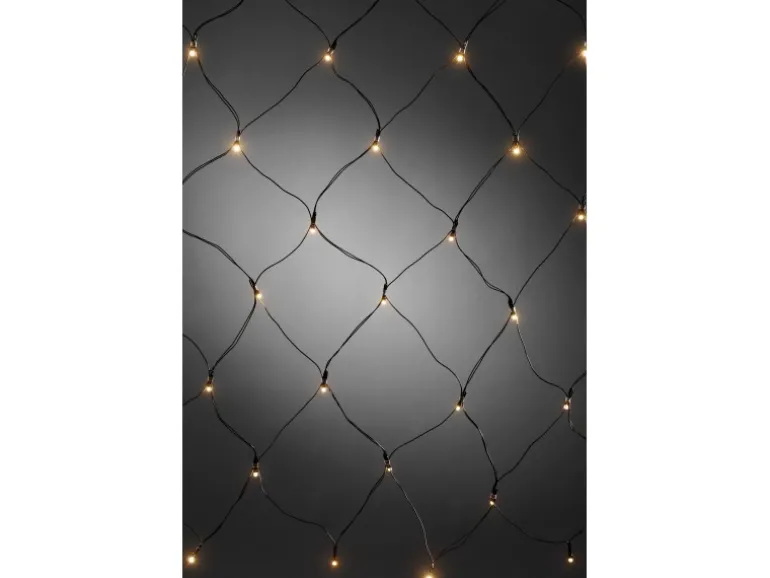 Konstsmide LED-Batterie-Lichternetz 40 Dioden Warmweiß