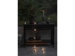 Konstsmide LED-Biergartenkette für außen mit 10 klaren Leuchtmittel