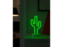 Konstsmide LED-Dekolampe Kaktus mit 6 h Timer für Batterie