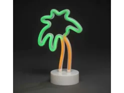 Konstsmide LED-Dekolampe Palme mit 6 h Timer für Batterie