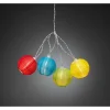 Konstsmide LED-Dekolichterkette 20 bunte Kugellampions außen