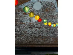 Konstsmide LED-Dekolichterkette 20 bunte Kugellampions außen