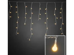 Konstsmide LED-Eisregen Lichtervorhang gefrostet 400 bernsteinfarbene Dioden