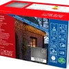Konstsmide LED-Eisregen-Lichtervorhang 200 bernsteinfarbene LEDs