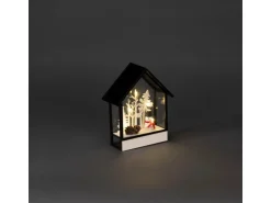 Konstsmide LED-Glashaus "Schneemann-Winterszenerie" mit 5 Warmweißen Dioden