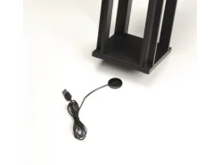 Konstsmide LED-Laterne Cannes Schwarz 42 cm x 15 cm x 15 cm