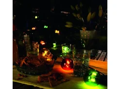 Konstsmide LED-Lichterkette Outdoor Biergarten 10 Leuchtmittel Bunt