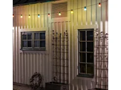 Konstsmide LED-Lichterkette Outdoor Biergarten 10 Leuchtmittel Bunt