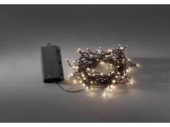 Konstsmide LED-Lichterkette mit Schalter 120 warmweiße LEDs innen und außen