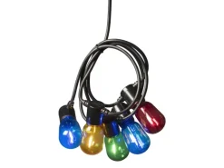 Konstsmide LED-Lichterkette Outdoor Biergarten 20 Birnen Bunt