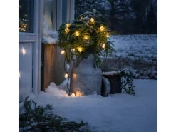 Konstsmide LED-Lichterkette Outdoor Biergarten 20 Birnen Bernsteinfarben