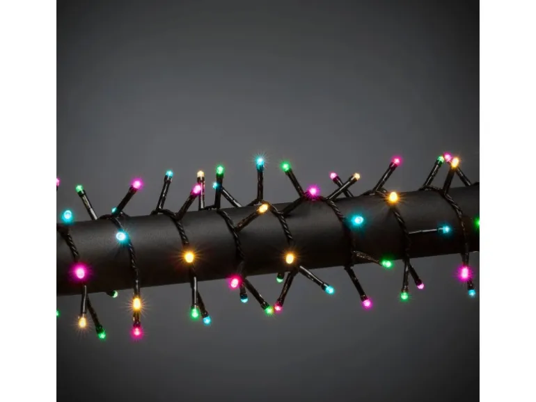 Konstsmide LED-Lichterkette Cluster 800 Dioden für Außen Bunt