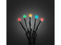 Konstsmide LED-Lichterkette 80 bunte LEDs Schwarzes Kabel 2.264 cm