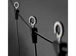 Konstsmide LED-Lichtervorhang für außen 10 klare Leuchtmittel