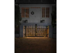 Konstsmide LED-Lichtervorhang 96 Dioden Batteriebetrieb Warmweiß