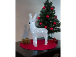 Konstsmide LED-Rentier Batteriebetrieben 32 cm Kaltweiß