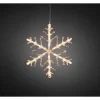Konstsmide LED-Schneeflocke Acryl 24 warmweiße LEDs außen