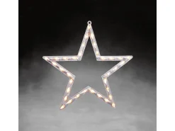 Konstsmide LED-Silhouette Stern 35 warmweiße LEDs innen
