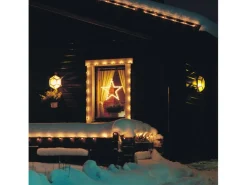 Konstsmide LED-Silhouette Stern 35 warmweiße LEDs innen