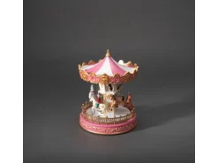 Konstsmide LED-Szenerie ''Karussell mit Pferden" mit 14 Bunten Dioden mit Musik