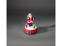 Konstsmide LED-Szenerie "Weihnachtsmann mit Wichteln" mit 10 Bunten Dioden