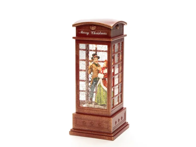 Konstsmide LED-Telefonzelle Charles Dickens Style für Innen