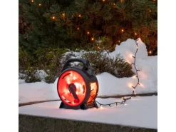 Konstsmide Lichterkette Compactlights mit Aufrollsystem 400 LEDs Bernsteinfarben