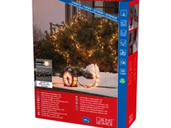 Konstsmide Lichterkette Compactlights mit Aufrollsystem 400 LEDs Bernsteinfarben