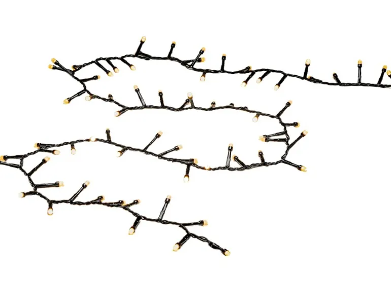 Konstsmide Micro LED Compactlights 400 gefrostete Bernsteinfarbene Dioden Innen