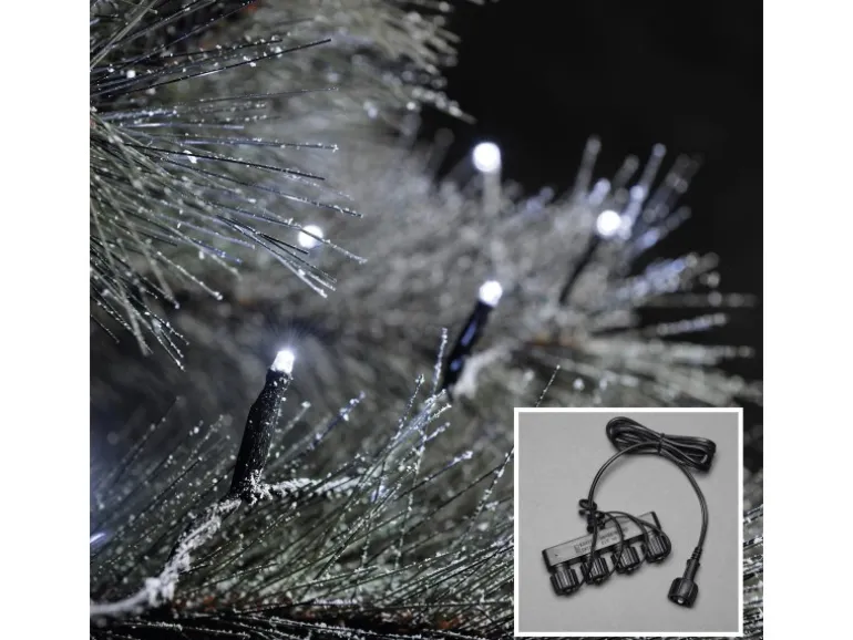 Konstsmide Micro LED kompakt System Basis Lichterkette 100 kaltweiße LEDs