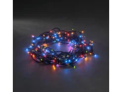 Konstsmide Micro LED Lichterkette 80 bunte LEDs 8 Funktionen innen und außen
