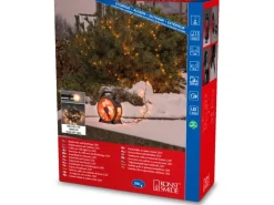 Konstsmide Micro LED Lichterkette mit Aufrollsystem 200 LEDs Bernsteinfarben