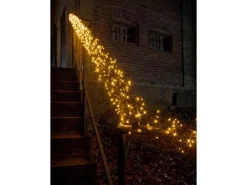 Konstsmide Micro LED Lichterkette Cluster 364 bernsteinf LEDs innen und außen