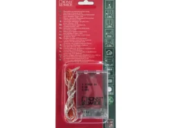 Konstsmide Micro LED Lichterkette 20 warmweiße LEDs silberfarbener Draht innen