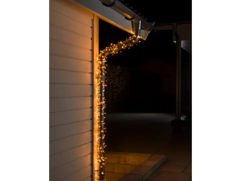 Konstsmide Micro LED Lichterkette 800 bernsteinfarbene Dioden