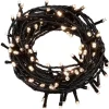 Konstsmide Micro LED Lichterkette 500 Warm-Weiße Dioden 24V Außen Trafo