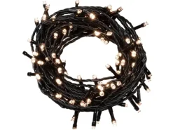 Konstsmide Micro LED Lichterkette 500 Warm-Weiße Dioden 24V Außen Trafo
