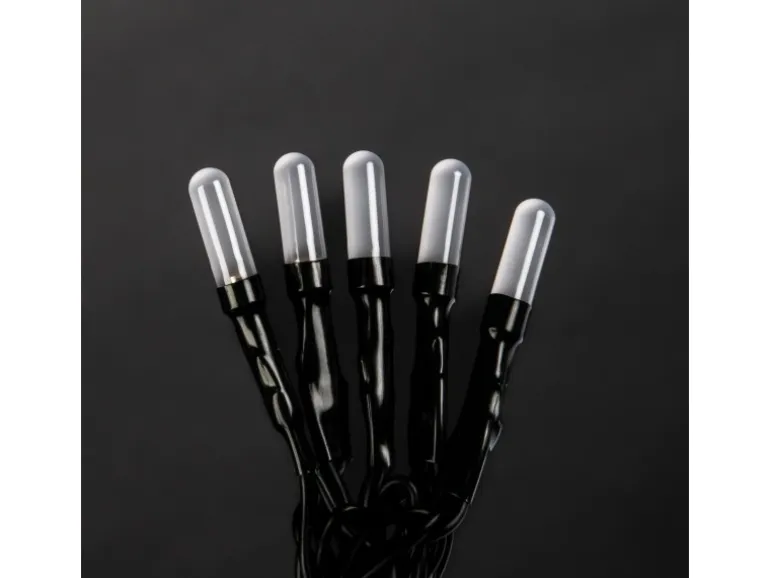 Konstsmide Micro LED-Lichterkette Slim Frosted 50 Bernsteinfarbenen Dioden 30 V