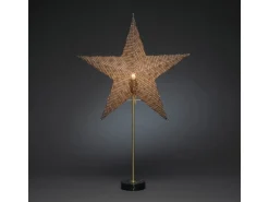 Konstsmide Papierstern Schwarz stehend Innen