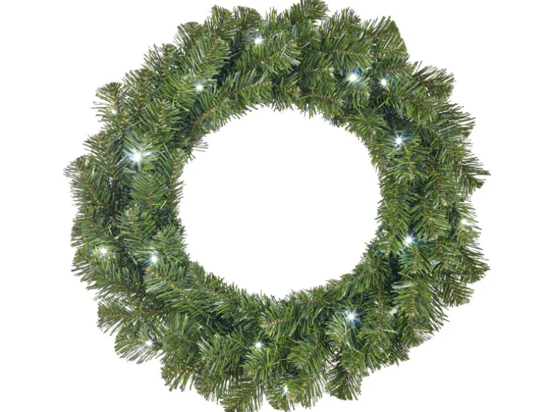 Kranz Tramso Ø 45 cm 16 LED Warm-/ Kaltweiß Indoor & Outdoor