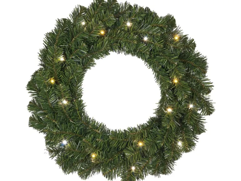 Kranz Tramso Ø 45 cm 16 LED Warm-/ Kaltweiß Indoor & Outdoor