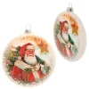Krebs Glas Lauscha Baumschmuck Taler Historisch Santa Mehrfarbig 10cm